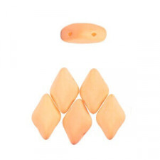 Matubo GemDuo Beads 8x5mm Bondeli - Matt orange